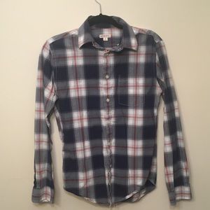 Red White & Blue Button Down sz S